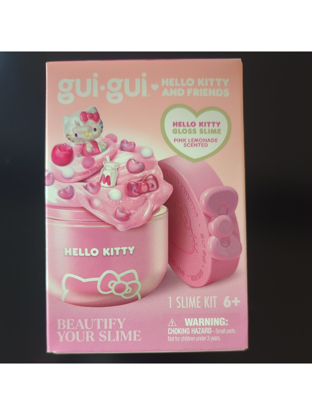 gui gui Beautify Your Slime Rare Hello Kitty Gloss Slime Limited Edition Kit-New